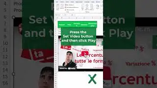 🇺🇸 EXCEL TRICKS: 📽 Add-on: YouTube in Excel / Web Video Player #shorts