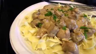 American style Russian Beef Stroganoff