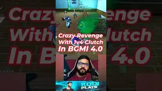 CRAZY Revenge With 1v4🔥 Clutch On Spot In BGMI