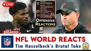 NFL World Reacts After Tim Hasselbeck’s Brutal Take on Shedeur Sanders