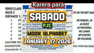 Karera Tips at Giya ni Mr. UKOL | January 17, 2026 | PJC | RHBS