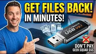 Recover Deleted Files in Minutes with The Ultimate USB (Don&rsquo;t Pay Geek Squad $$$)