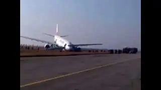 Turkish Airlines TK-726 Crashlands at TIA Nepal
