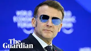 French president Emmanuel Macron delivers a speech at the WEF in Davos – watch live