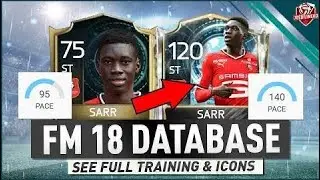 Fifa Mobile 18 Database Is Here! Includes Training Curve! All Icons & Best a hundred and twenty Ovr