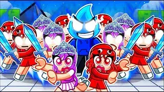 TROLLING GIRLS With SHADOW ARMY EMOTE in Roblox Strongest Battlegrounds..