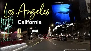 Los Angeles Driving from the Sunset Strip through Beverly Hills to Downtown 🇺🇸California, 4KHDR
