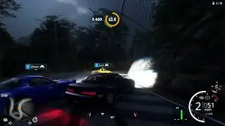 Downhill Chase, Nissan S13 vs Nissan R33 vs Mazda RX7! ~ CarX Drift Online / Kami Road 