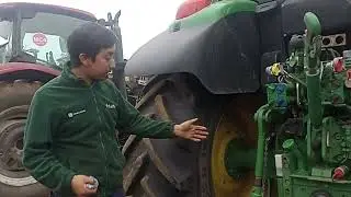 Tractor John Deere 6140M, 2016.