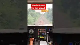 vande Bharat is on top speed up to 140+ kph #shorts #viral #railway