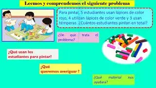 Problemas con regletas y esquemas primer grado