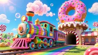 Candyland Ride Song | Sweet Adventure Rhyme for Kids | Nursery Rhymes & Songs for Children