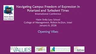 Navigating Campus Freedom of Expression in Polarized and Turbulent Times, Jan 6, 2026 - Morning Vibe