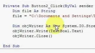VB.net 2008 beginner tutorial Part 6