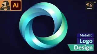 Metallic Logo Design in Adobe Illustrator | Steps