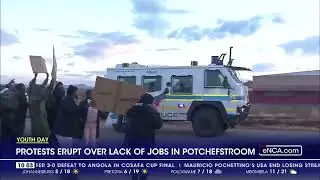 Protests erupt over lack of jobs in Potchefstroom