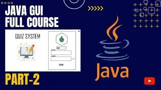 How to create Jlabel, Jtextfield, Jbutton // java gui full course // part 2