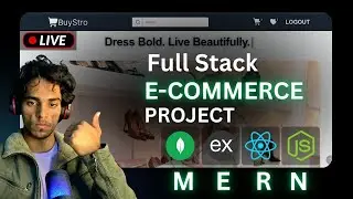 Full-Stack E-commerce Project Build Live | MongoDB | ExpressJS | NodeJS | ReactJS | ‪‪@codebymahesh‬