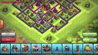 how to build perfect easy switch farm-trophy hunt base clash of clans TH10