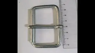 automatic mid steel wire metal iron roller pin Belt Buckle Making Forming Machine