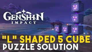 Genshin Impact L Shaped 5 Cube Puzzle Solution On Seirai Island