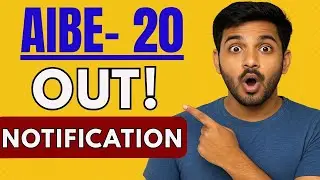 AIBE 20 Notification 2025 Released | Registration, Exam Date, Eligibility & Full Details