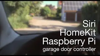 HomeKit garage door opener using a Raspberry Pi - in action
