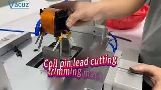 Coil Pin Lead Cutting Trimming Machine for Toroidal Inductor Copper Wire Processing