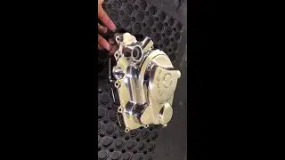 Polishing honda engine cover