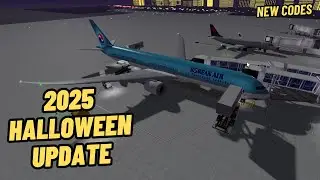 Обновление &laquo;Хэллоуин 2025&raquo; в Cabin Crew Simulator | ROBLOX | AlyXV