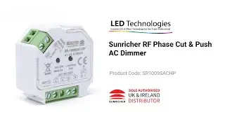 Sunricher RF Phase Cut & Push AC Dimmer
