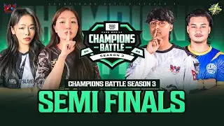 [NP] PUBG MOBILE CHAMPIONS BATTLE S3 | SEMI FINALS | GROUP A #RG #RD #T2K #DRS #HORAA