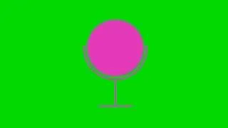 Animated Mirror Green Screen