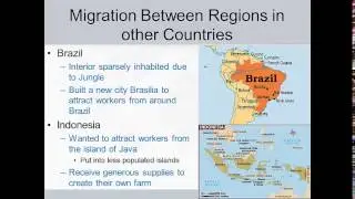 Why do people migrate within a country