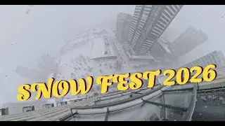 Snowstorm walk
