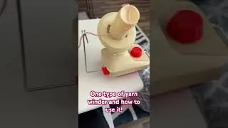 Yarn winder! #howtocrochetbeginners #crochetpatterns #creativecrochet #crochetting #crochet