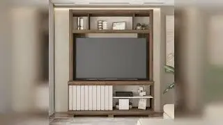 Review: Estante Para TV at&eacute; 65 Polegadas Bambam Marrom Caemmun Marrom