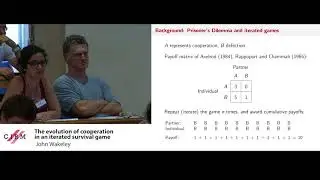 John Wakeley: The evolution of cooperation in an iterated survival game