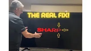 THE REAL FIX for Sharp LC65N7004U 65