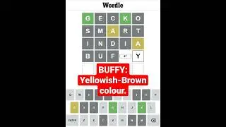 | Wordle by Krish 29 June in Tamil | BUFFY meaning in Wordle