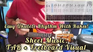 How To Play An Easy Ukulele Rhythm With Rakes
