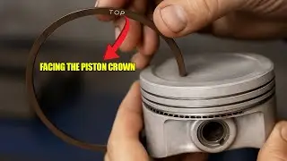 Piston Ring Installation Tutorial | Correct TOP Position & Facing the Piston Crown