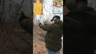 OUCH! Full Power Underwood .357 Magnum & .40 S&W from Short Barrels - 40 Yards on Steel