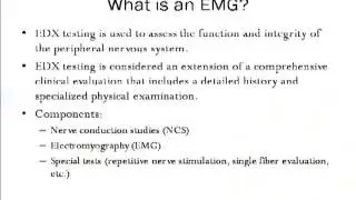 Electrodiagnostic Testing