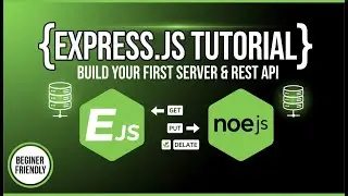 🚀 Express.js Tutorial for Beginners | Build Your First Express Server & REST API