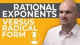How do we convert between rational exponents and radical form