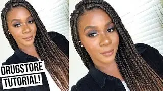 DRUGSTORE HOLIDAY MAKEUP TUTORIAL l L. A. COLORS HOLIDAY GIFT SETS!