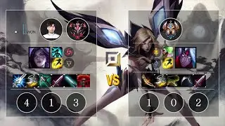 DWG Nuclear Kai'Sa vs Varus Bot - KR GrandMaster Patch 10.10