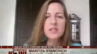 Maritza Stanchich Discusses Obama's Historic Visit to Puerto Rico Ahead of 2012 Elections. Part 1