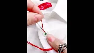 Sew small flower multi button shirt